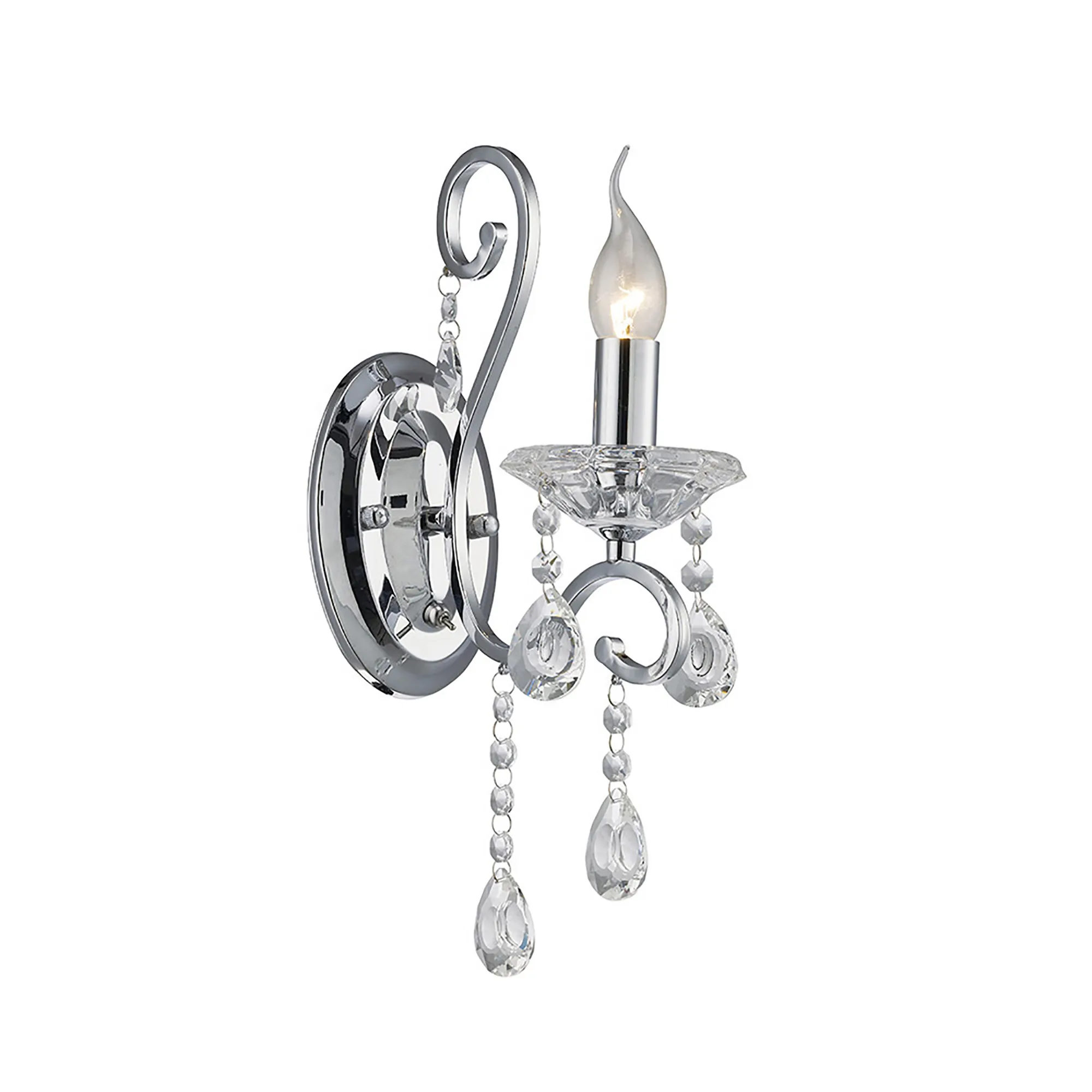 Vela Crystal Wall Lights Diyas Armed Wall Lights